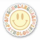 Spraaktaalpatholoog SLP-cadeaus Sticker (Voorkant)