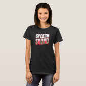 Spraakteam voor een logopedist t-shirt (Voorkant volledig)