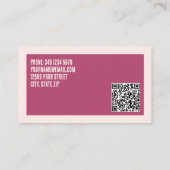 Spraaktherapeut aangepaste QR Visitekaartje (Achterkant)