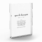Spraaktherapeut Definitie Bedankt Gift Fotoblokken (Links)