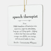 Spraaktherapeut Definitie Bedankt Gift Keramisch Ornament (Links)