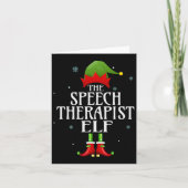 Spraaktherapeut Elf Xmas Matching Family Group CH Kaart (Voorkant)