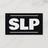 Spraaktherapeut Premium Visitekaartje (Voorkant)