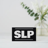 Spraaktherapeut Premium Visitekaartje (Staand voorkant)