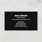 Spraaktherapeut Premium Visitekaartje (Achterkant)