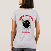 Spraaktherapeuten zijn de BOM! T-shirt (Achterkant)