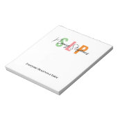 Spraaktherapie bij Spraaktaalpathologie SLP Notitieblok (Linkerzijde)