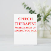 spraaktherapie briefkaart (Staand voorkant)