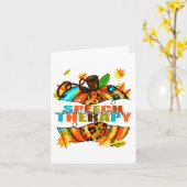 Spraaktherapie Dankbaar Gezegend Herfst Ma Kaart (Gele Bloem)