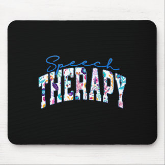 Spraaktherapie Grappige Therapeut Taal Kunstwerk Muismat