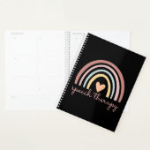 Spraaktherapie I - Boho Regenboog Planner (Display)