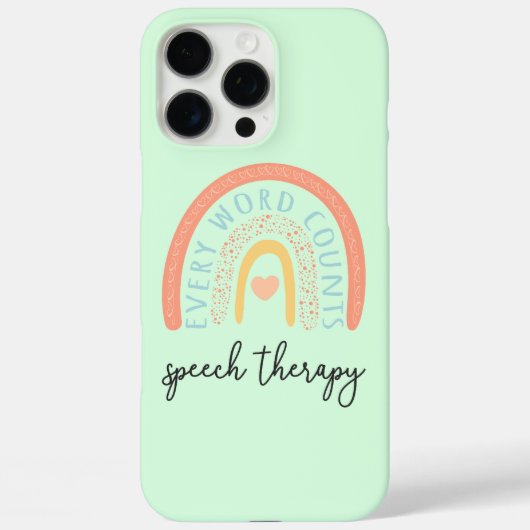 Spraaktherapie II - Elk woord telt Case-Mate iPhone Case (Achterkant)