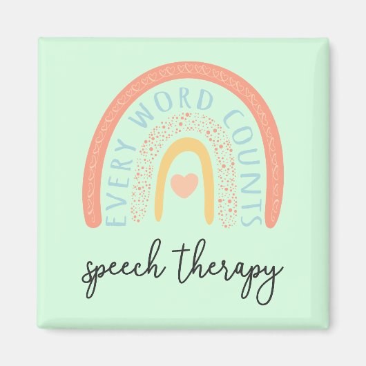 Spraaktherapie II - Elk woord telt Magneet (Voorkant)