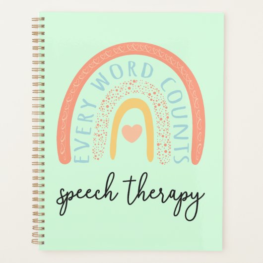 Spraaktherapie II - Elk woord telt Planner (Voorkant)