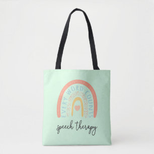 Spraaktherapie II - Elk woord telt Tote Bag