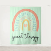 Spraaktherapie II - Elk woord telt Wandkleed (Voorkant)