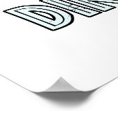 Spraaktherapie is dino-maatige Therapistische pun  Poster (Hoek)