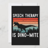 spraaktherapie is dinoMite Speech Language Patholo Kaart (Achterkant)