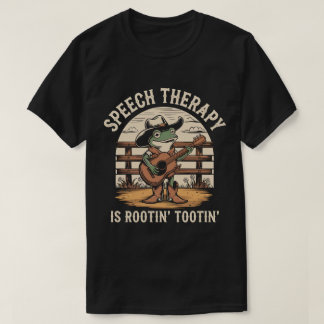 Spraaktherapie is Rootin Tootin Schattigee Western T-shirt