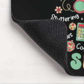 Spraaktherapie Kerstboom Merry Xmas Slp Thera Muismat (Hoek)