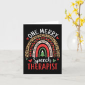 Spraaktherapie Regenboog Kerstmis Spraaktaal P Kaart (Gele Bloem)