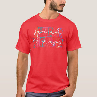 Spraaktherapie Spraak Taal Patholoogtherapeut S T-shirt