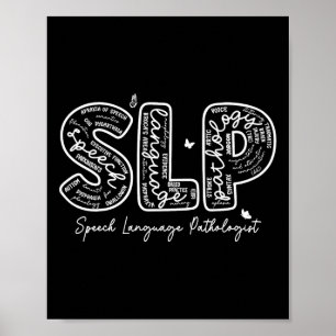 Spraaktherapie Spraak-taalpatholoog Therapi Poster