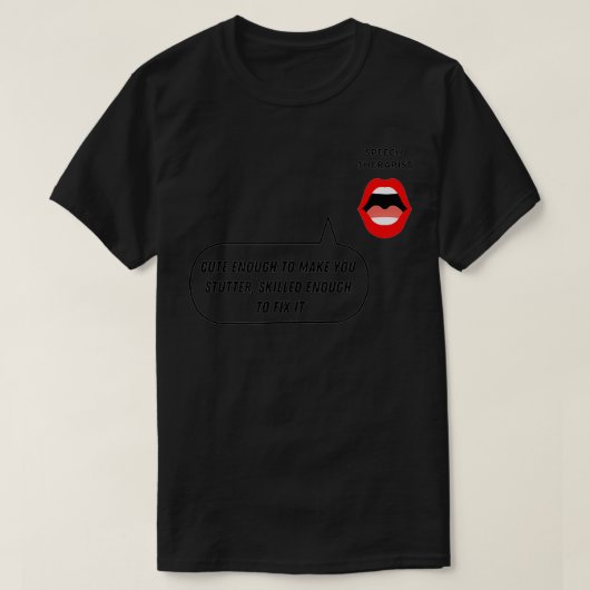 Spraaktherapie T-shirt (Design voorkant)