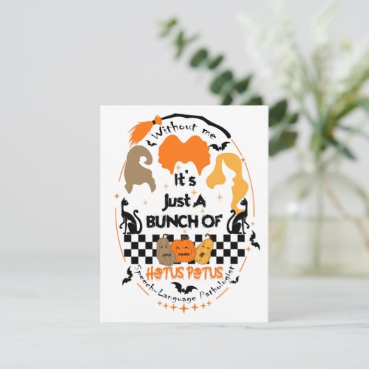 Spraaktherapie T-shirt, Spraaktherapie Feestdagenkaart (Staand voorkant)