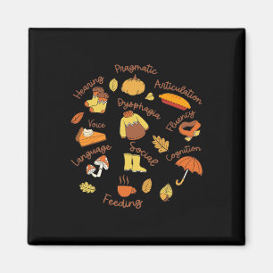Spraaktherapie Taal Pathologie Thanksgiving SLP Magneet