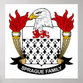 Sprague Family Crest Poster (Voorkant)