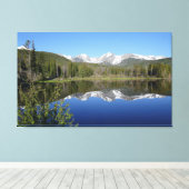 Sprague Lake I in Rocky Mountain National Park Canvas Afdruk (Insitu (Houten vloer))
