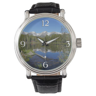 Sprague Lake II in Rocky Mountain National Park Horloge