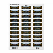 Sprague Lake in de herfst Etiket (Full Sheet)