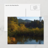 Sprague Lake in Herfst Briefkaart (Voorkant / Achterkant)