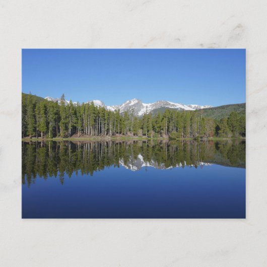 Sprague Lake Reflectie Briefkaart (Voorkant)