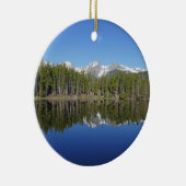 Sprague Lake Reflectie Keramisch Ornament (Rechts)
