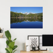 Sprague Lake Reflectie Poster (Thuiskantoor)