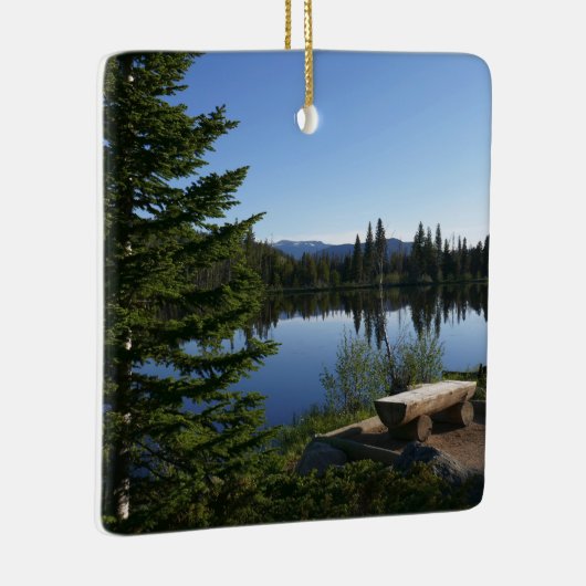 Sprague Lake Uitzicht Keramisch Ornament (Rechts)