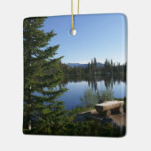 Sprague Lake Uitzicht Keramisch Ornament (Links)