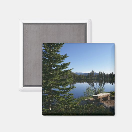 Sprague Lake Uitzicht Magneet (Voorkant / Achterkant)