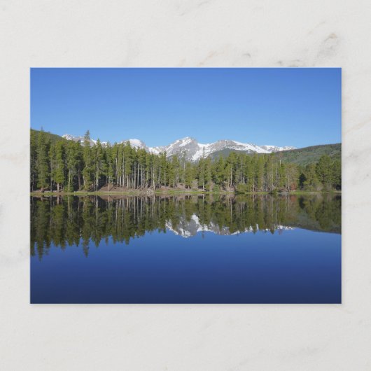 Sprague Lake-weerkaatsing Briefkaart (Voorkant)