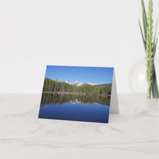 Sprague Lake-weerkaatsing Kaart (Voorkant)