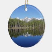 Sprague Lake-weerkaatsing Keramisch Ornament (Links)