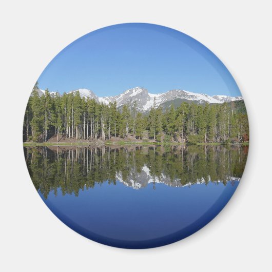 Sprague Lake-weerkaatsing Magneet (Voorkant)