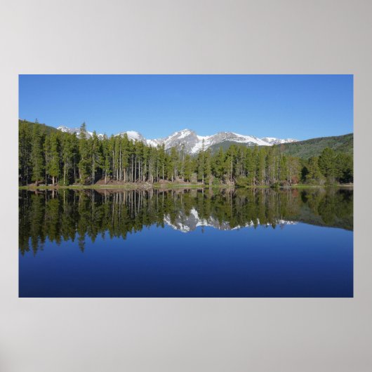 Sprague Lake-weerkaatsing Poster (Voorkant)