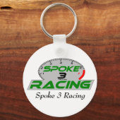 sprak 3 Definitief, tack, Spoke 3 Racing Sleutelhanger (Voorkant)
