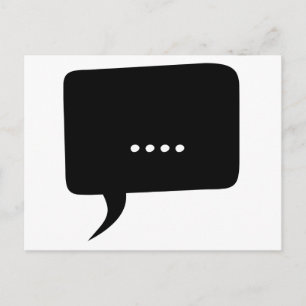 sprakeloos! Grappig Briefkaart