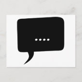 sprakeloos! Grappig Briefkaart (Voorkant)