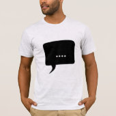 sprakeloos! Grappig Mannen T-shirt (Voorkant)